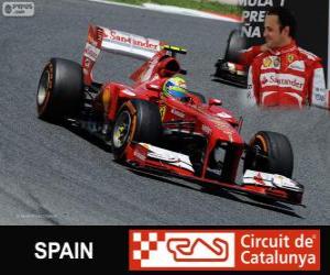 yapboz Felipe Massa - Ferrari - 2013 İspanya Grand Prix, sınıflandırılmış 3